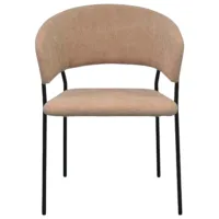 Scaun de bucătărie Evelin YTC-097B Stofă/ Light Beige Black