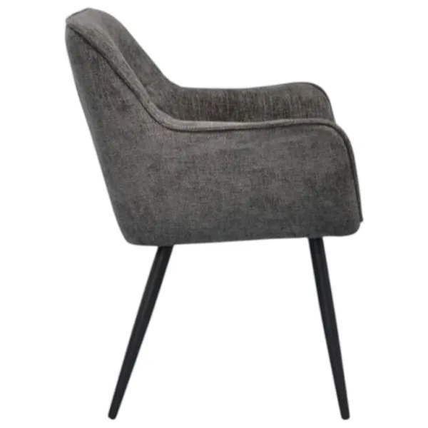 Scaun de bucătărie Evelin YTC-090B Stofă/ Dark Gray Black photo 2