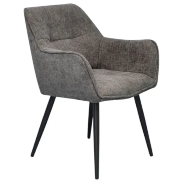 Scaun de bucătărie Evelin YTC-090B Stofă/ Dark Gray Black photo 3