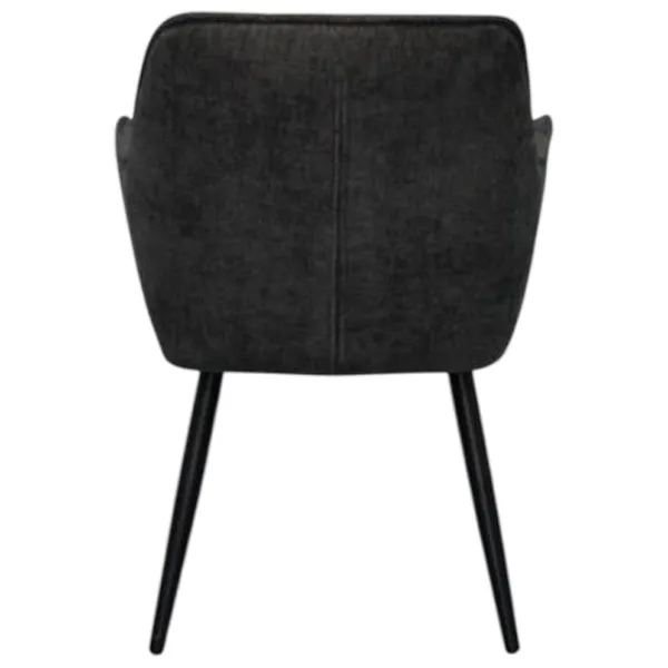 Scaun de bucătărie Evelin YTC-090B Stofă/ Dark Gray Black photo 4