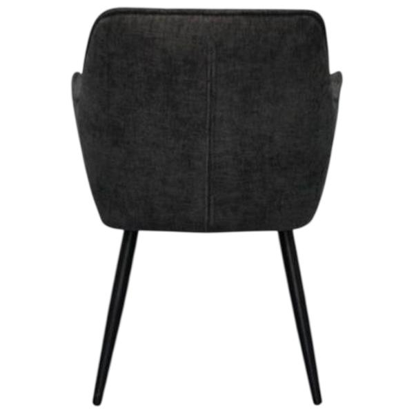 Scaun de bucătărie Evelin YTC-090B Stofă/ Dark Gray Black photo 4