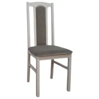 Scaun de bucătărie Drewmix Bos 7 30A Stofă/ Gray Dark Gray 