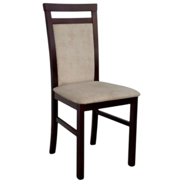 Scaun de bucătărie Drewmix Milano 5 21A Stofă/ Dark Brown Beige photo 1