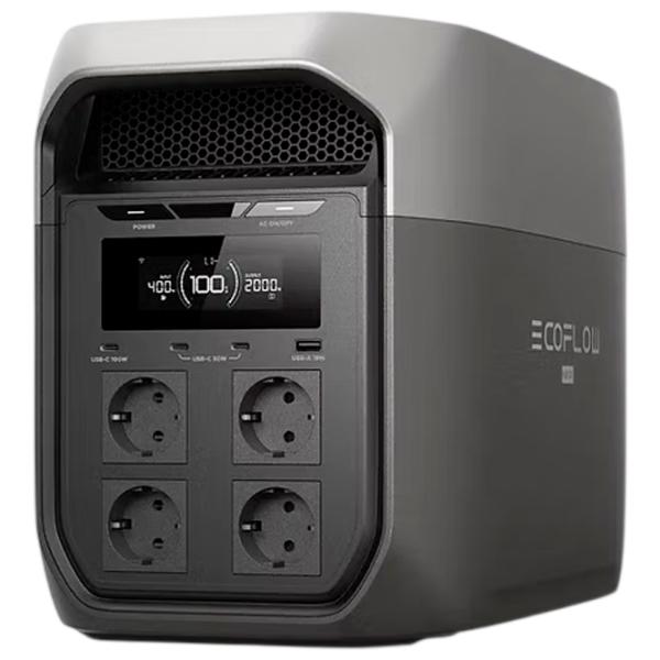 Портативная зарядная станция EcoFlow Delta 3 Max LiFePO4 2048 Втч / Черный photo 1