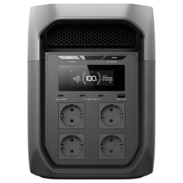 Портативная зарядная станция EcoFlow Delta 3 Max LiFePO4 2048 Втч / Черный photo 2