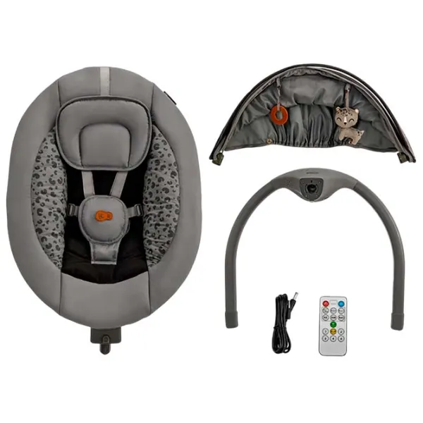 Детские качели KinderKraft Lumi 2 (KBLUMI02DGR0000) 9 кг/ Серый photo 7