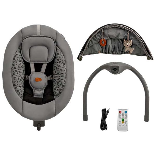 Детские качели KinderKraft Lumi 2 (KBLUMI02DGR0000) 9 кг/ Серый photo 7