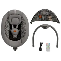 Детские качели KinderKraft Lumi 2 (KBLUMI02DGR0000) 9 кг/ Серый photo 7