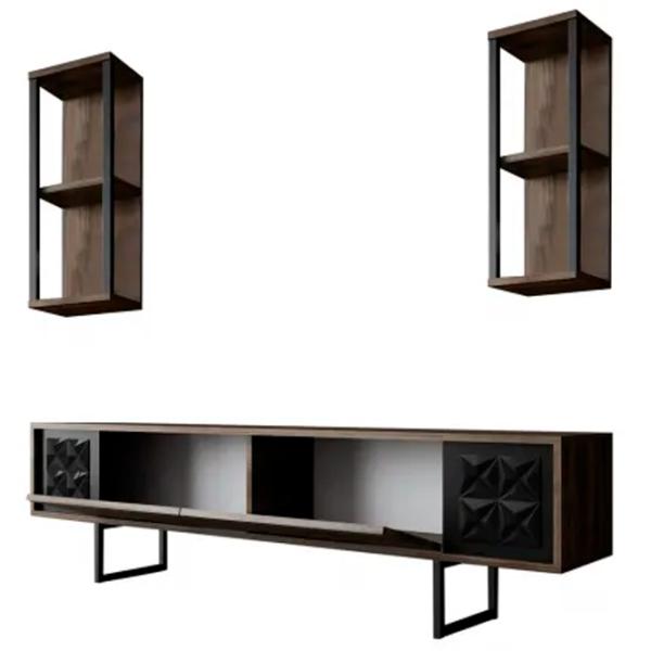 Комплекты ТВ-зона Trendy Black Line 48 см x 30 cм x 180 см / Коричневый photo 3