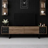 Комплекты ТВ-зона Trendy Black Line 48 см x 30 cм x 180 см / Коричневый photo 5