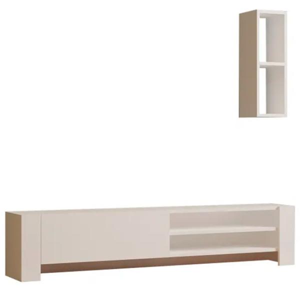 Seturi zona TV Trendy Naz 33 cm x 26.8 cm x 160 cm / White photo 1