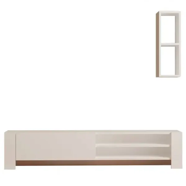 Seturi zona TV Trendy Naz 33 cm x 26.8 cm x 160 cm / White photo 5