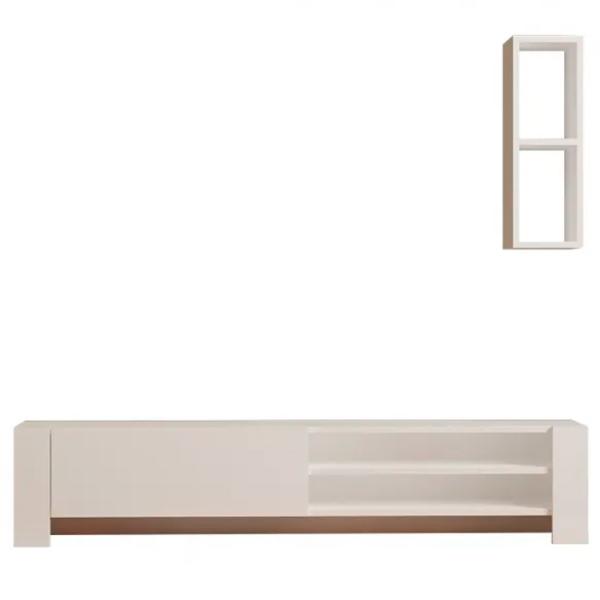 Seturi zona TV Trendy Naz 33 cm x 26.8 cm x 160 cm / White photo 5