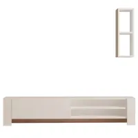 Seturi zona TV Trendy Naz 33 cm x 26.8 cm x 160 cm / White photo 5