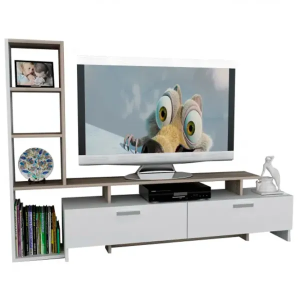 Seturi zona TV Trendy Simal 29.8 cm x 22 cm x 168 cm / White photo 2