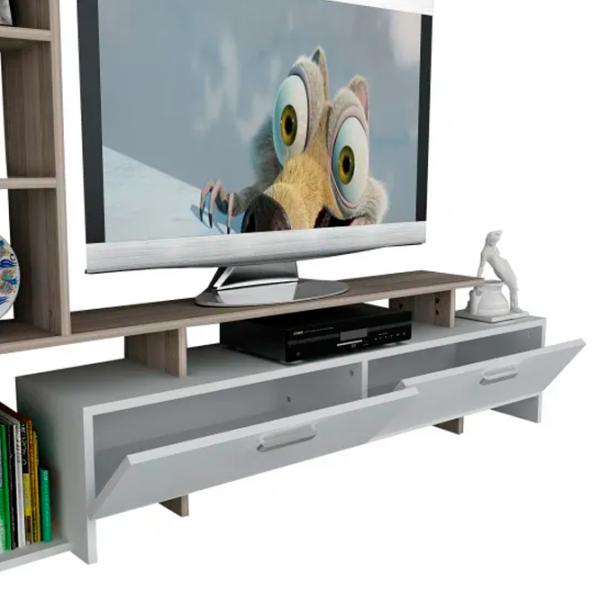 Seturi zona TV Trendy Simal 29.8 cm x 22 cm x 168 cm / White photo 3