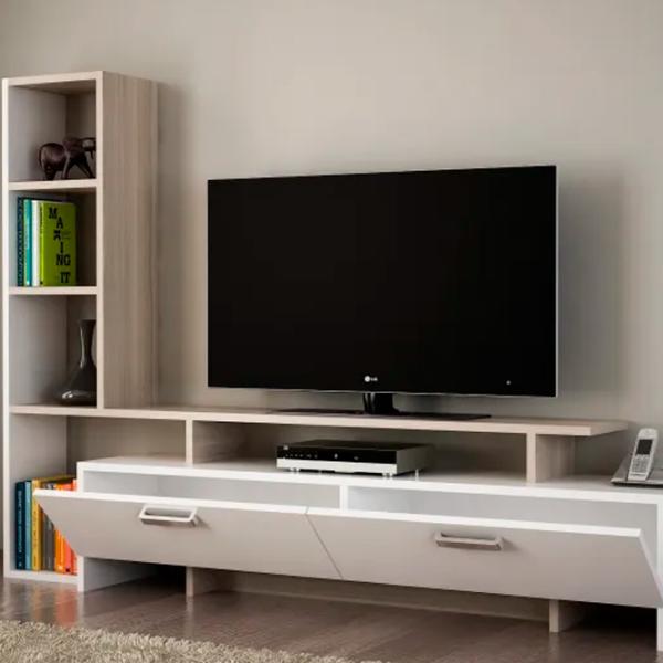 Seturi zona TV Trendy Simal 29.8 cm x 22 cm x 168 cm / White photo 5