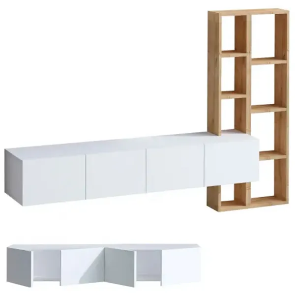 Комплекты ТВ-зона Trendy Pana 25 см x 32 см x 182 см / Белый photo 1