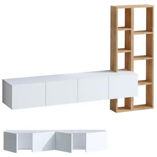 Комплекты ТВ-зона Trendy Pana 25 см x 32 см x 182 см / Белый photo 1
