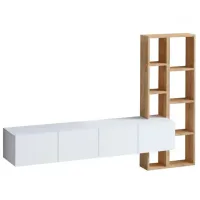 Комплекты ТВ-зона Trendy Pana 25 см x 32 см x 182 см / Белый photo 5