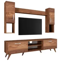 Комплекты ТВ-зона Trendy M27  180 см x 35 см x 284 см / Коричневый