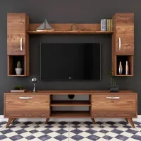 Seturi zona TV Trendy M27 180 cm x 35 cm x 284 cm / Brown photo 4