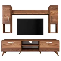 Seturi zona TV Trendy M27 180 cm x 35 cm x 284 cm / Brown photo 6