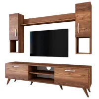 Seturi zona TV Trendy M27 180 cm x 35 cm x 284 cm / Brown photo 7