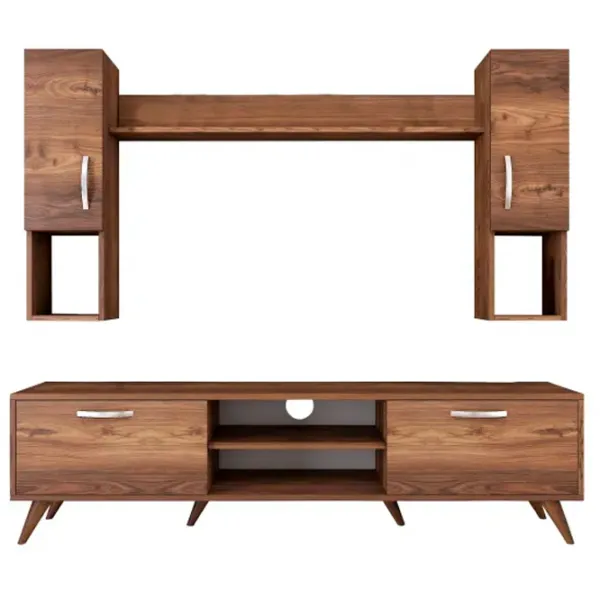 Комплекты ТВ-зона Trendy M27  180 см x 35 см x 284 см / Коричневый photo 8