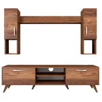 Seturi zona TV Trendy M27 180 cm x 35 cm x 284 cm / Brown photo 8