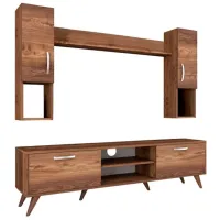 Seturi zona TV Trendy M27 180 cm x 35 cm x 284 cm / Brown photo 9
