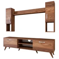 Seturi zona TV Trendy M27 180 cm x 35 cm x 284 cm / Brown photo 10