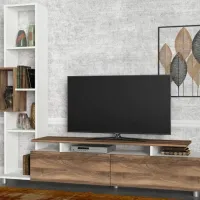 Seturi zona TV Trendy TULIP 166.7 cm x 29.5 cm x 160 cm / Brown photo 4