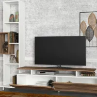 Seturi zona TV Trendy TULIP 166.7 cm x 29.5 cm x 160 cm / Brown photo 5