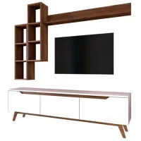 Seturi zona TV Trendy TV M16 48.6 cm x 35 cm x 180 cm / White photo 2