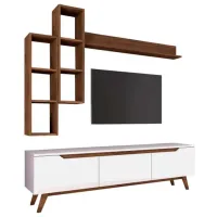 Seturi zona TV Trendy TV M16 48.6 cm x 35 cm x 180 cm / White photo 3