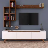 Seturi zona TV Trendy TV M16 48.6 cm x 35 cm x 180 cm / White photo 4
