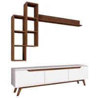 Seturi zona TV Trendy TV M16 48.6 cm x 35 cm x 180 cm / White photo 6