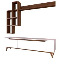 Seturi zona TV Trendy TV M16 48.6 cm x 35 cm x 180 cm / White photo 7