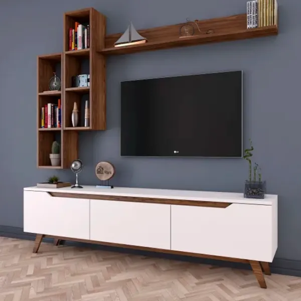 Комплекты ТВ-зона Trendy TV M16 48.6 см x 35 см x 180 см / Белый photo 9