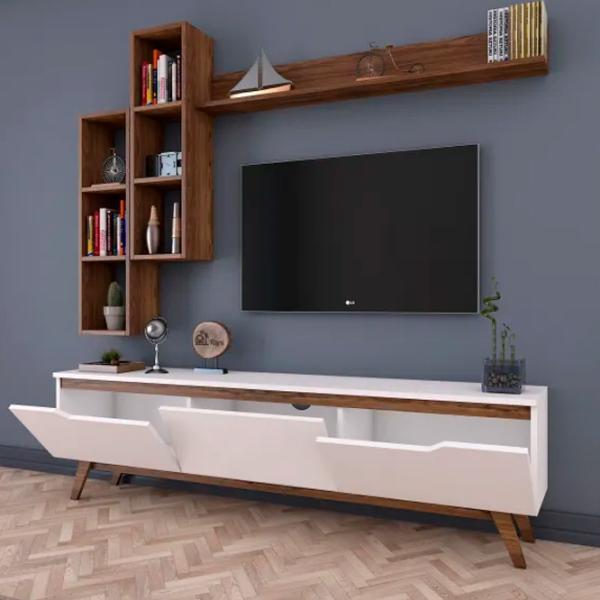 Комплекты ТВ-зона Trendy TV M16 48.6 см x 35 см x 180 см / Белый photo 10