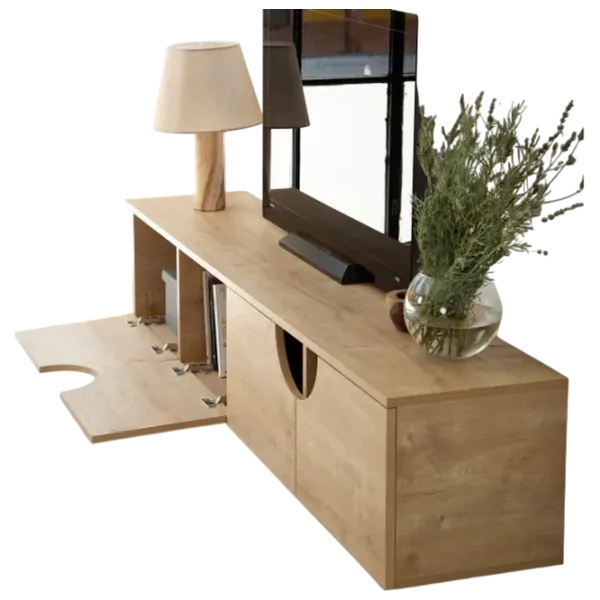 Тумба под телевизор Trendy Grotte 45 x 180 x 35см / ДСП photo 4