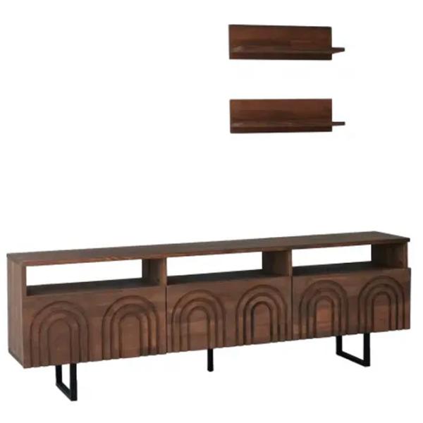 Комплекты ТВ-зона Trendy Helen 40 см x 30 cм x 170 см / Коричневый photo 1