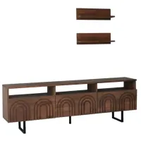Комплекты ТВ-зона Trendy Helen 40 см x 30 cм x 170 см / Коричневый