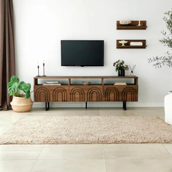 Комплекты ТВ-зона Trendy Helen 40 см x 30 cм x 170 см / Коричневый photo 3