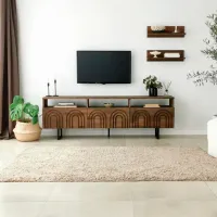 Комплекты ТВ-зона Trendy Helen 40 см x 30 cм x 170 см / Коричневый photo 3