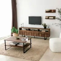 Комплекты ТВ-зона Trendy Helen 40 см x 30 cм x 170 см / Коричневый photo 6