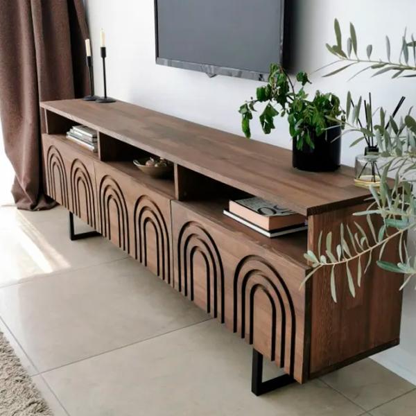 Комплекты ТВ-зона Trendy Helen 40 см x 30 cм x 170 см / Коричневый photo 7