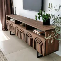 Комплекты ТВ-зона Trendy Helen 40 см x 30 cм x 170 см / Коричневый photo 7