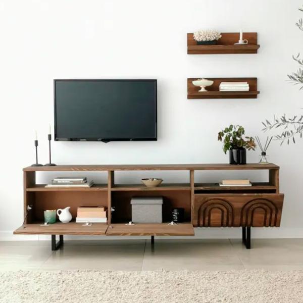 Комплекты ТВ-зона Trendy Helen 40 см x 30 cм x 170 см / Коричневый photo 8